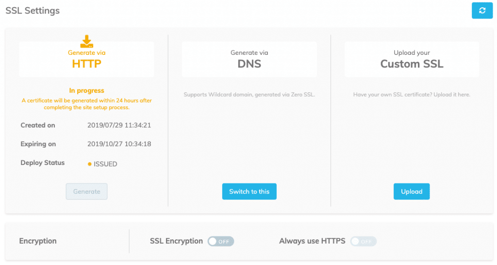 zero ssl installing