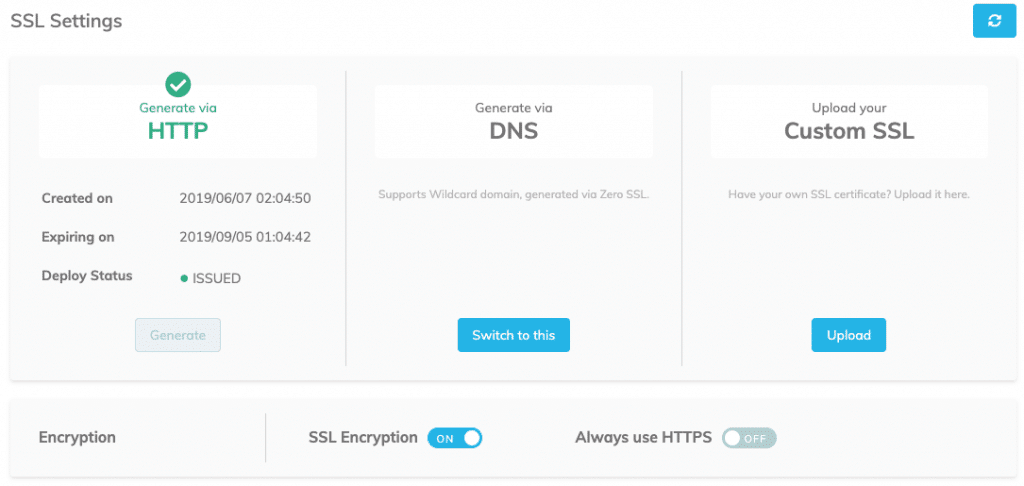 zero ssl successful