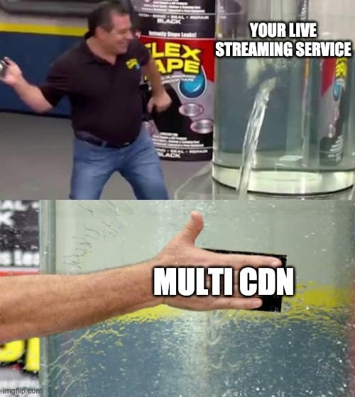 multi cdn is great for live streaming services