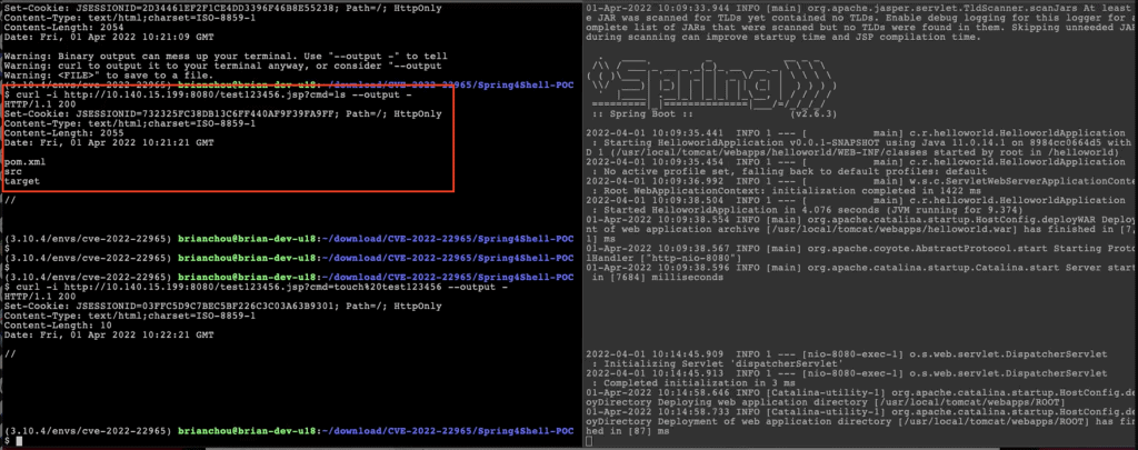 Spring4shel Vulnerability without Mlytics Origin Shield.