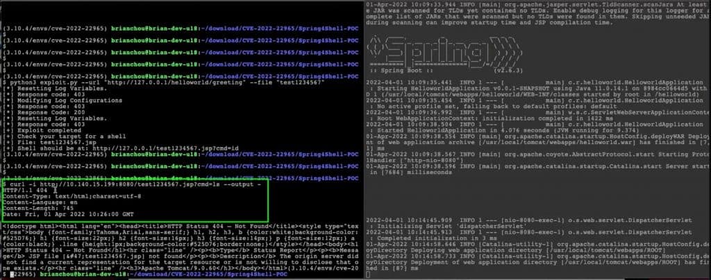 Spring4shell Vulnerability with Mlytics Origin Shield protection