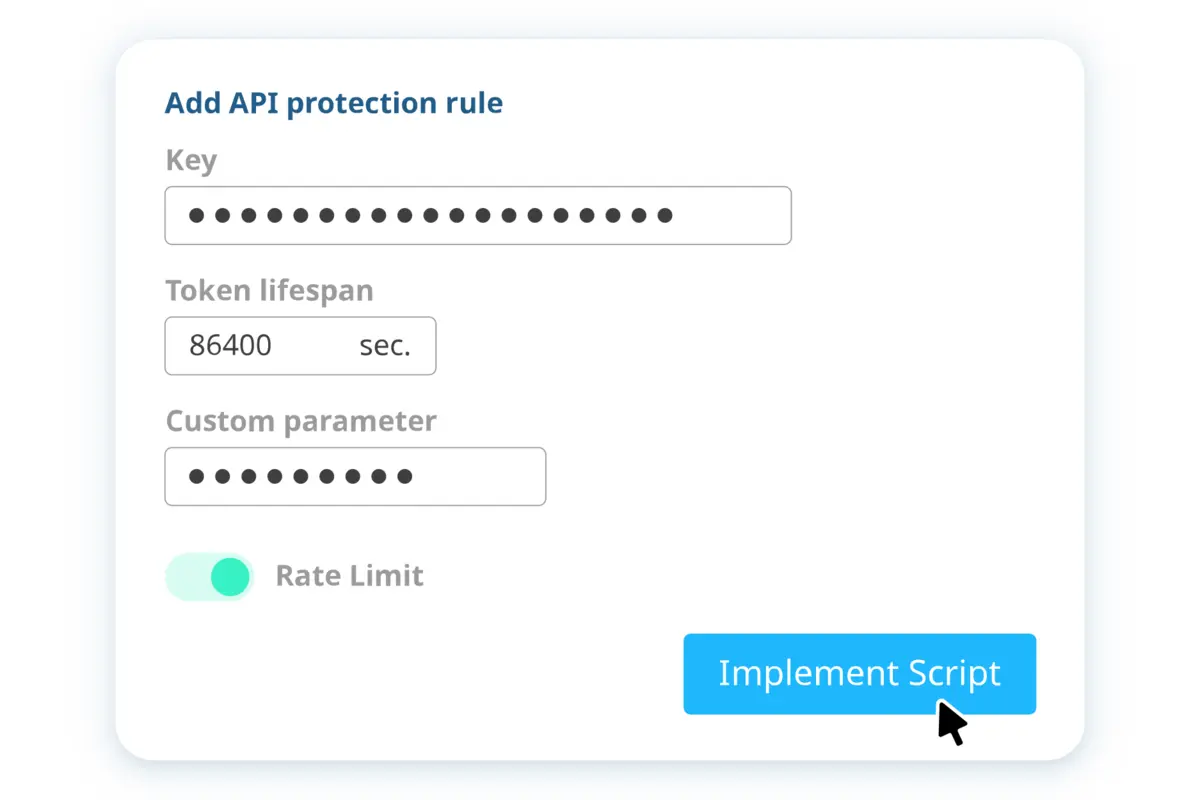 Fully customize your API rules based on your needs