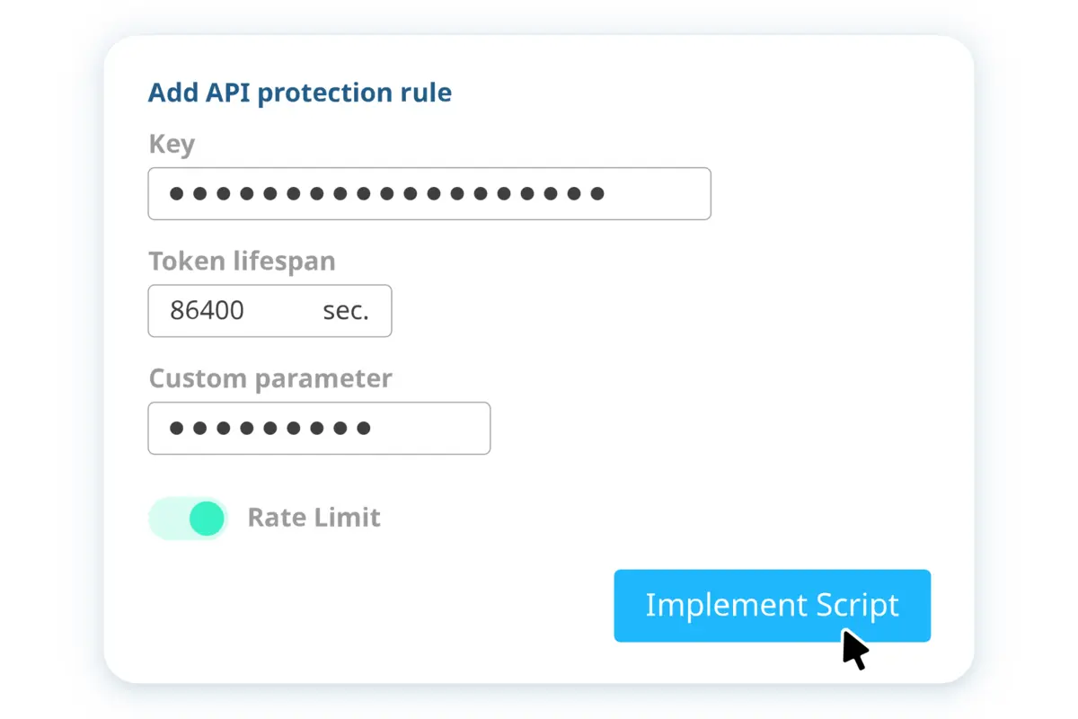 根據你的需求制定 API 規則